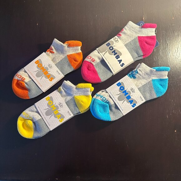 Bombas Tri-Block Ankle Socks - Assorted Colors - Picture 1 of 2